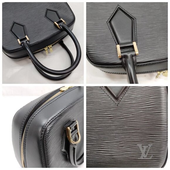 Louis Vuitton LV Hand Bag Sabron Black Epi 600-080925 - Picture 7 of 14